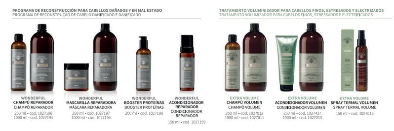 Productos tratamientos Nook