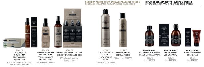 Productos tratamientos Nook